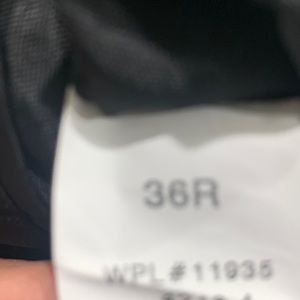 Men’s classic jet black suit